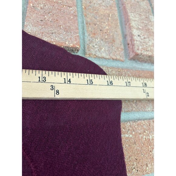 Intimately Free People Burgundy  Blouse Deep V-Neck & Ladder Detail Lightweight - Picture 7 of 9